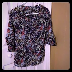 Collective concepts small 3 1/4 sleeve blouse.